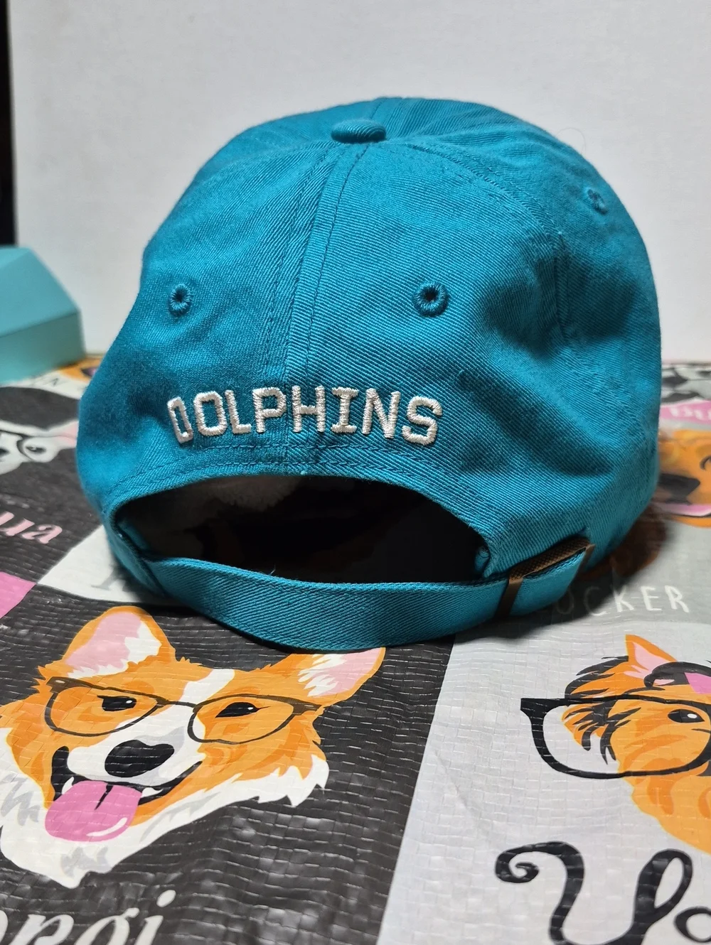 NEW ERA NFL  MIAMI DOLPHINS Relaxed Turquoise Baseball Cap, One Size Adjustable